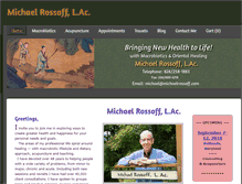 Tablet Screenshot of michaelrossoff.com